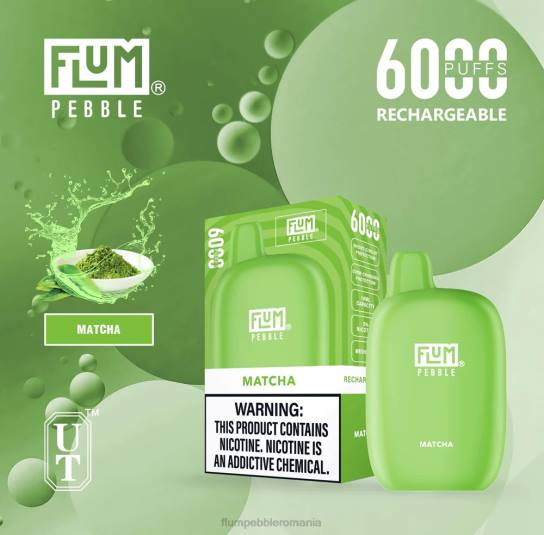Flum Pebble flavors - FLUM PEBBLES 6000 pufuri matcha V2LR54